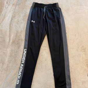 Under Armour Black & Gray Mens' Joggers with Side Logo